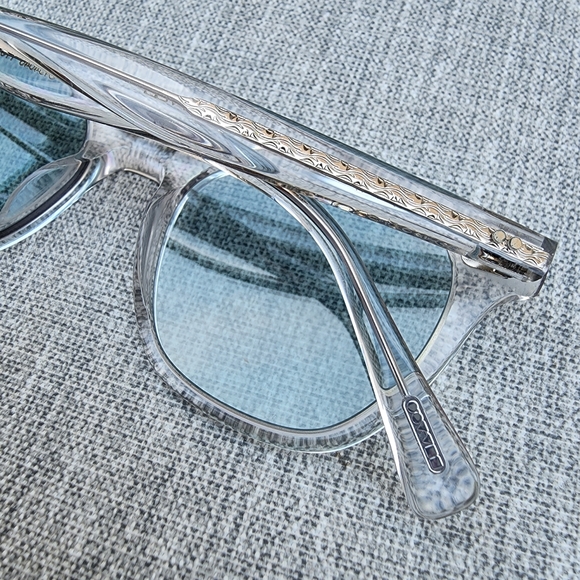 NWOT Oliver Peoples Cayson Glasses*Frames / Crystal - Sea Mist - Picture 6 of 12